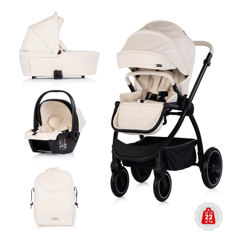 Chipolino Prestige kolica 3u1 Cashmere 2026 - Meda Shop