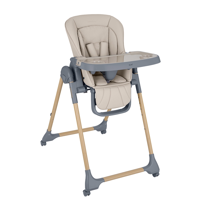 Kikka Boo Olive 2 Premium hranilica Wood Dekor Beige - Meda Shop