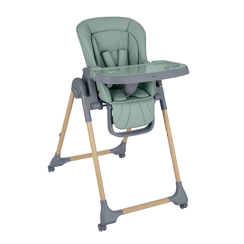 Kikka Boo Olive 2 Premium hranilica Wood Dekor Mint - Meda Shop