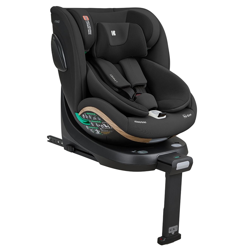 Kikka Boo i-Twist Premium Isofix i-Size auto sedište 40-150cm Black 2026 - Meda Shop