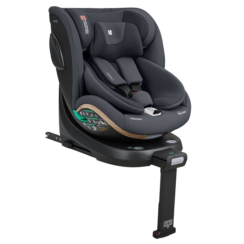 Kikka Boo i-Twist Premium Isofix i-Size auto sedište 40-150cm Grey 2026 - Meda Shop