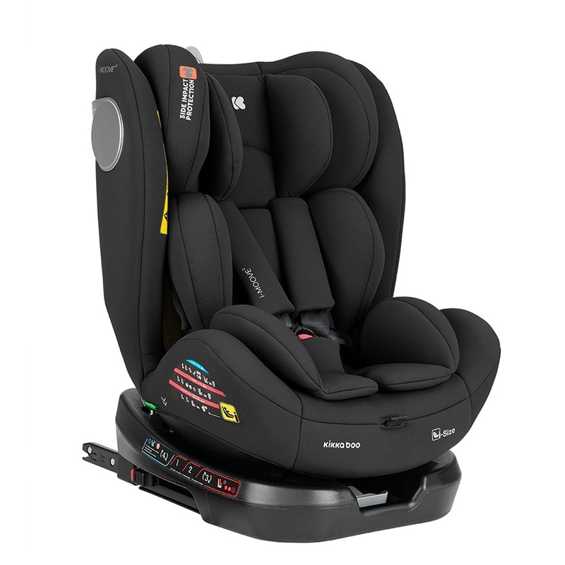 Kikka Boo i-Moove 2 Isofix i-Size auto sedište 40-150cm Black - Meda Shop