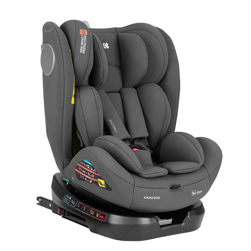 Kikka Boo i-Moove 2 Isofix i-Size auto sedište 40-150cm Dark Grey - Meda Shop