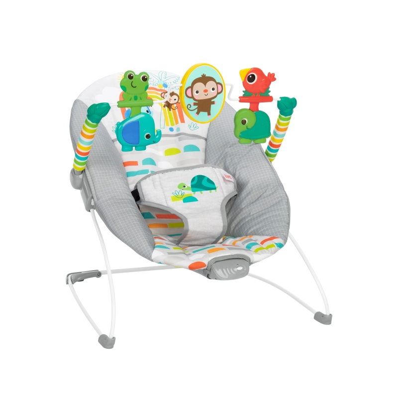 Kids II Bright Starts Playful Paradise ležaljka za bebe 0-9kg sa vibracijom  - Meda Shop