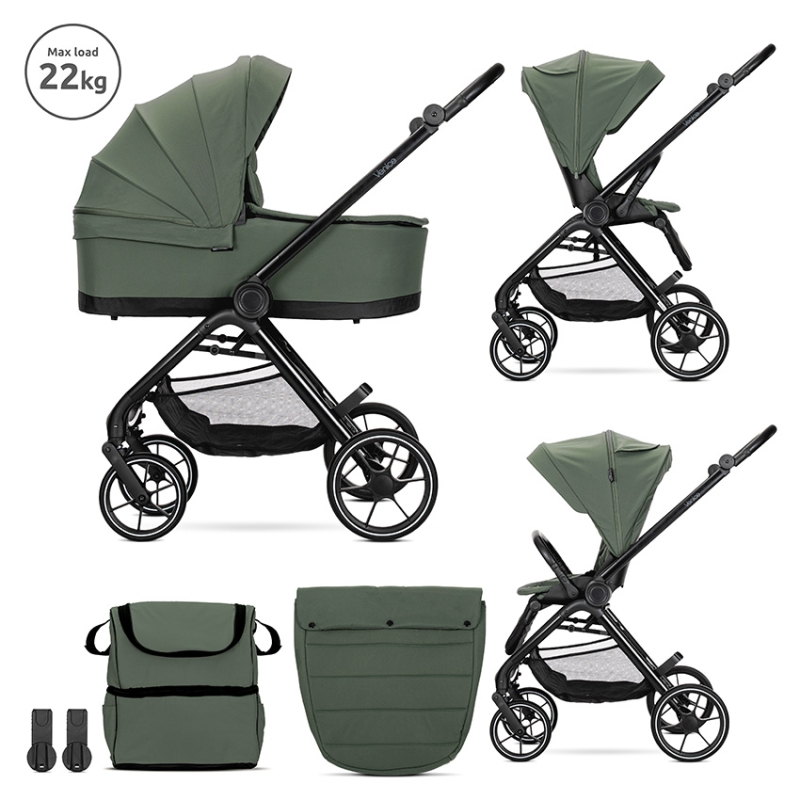 Lorelli Venice kolica 3u1 Green - Meda Shop