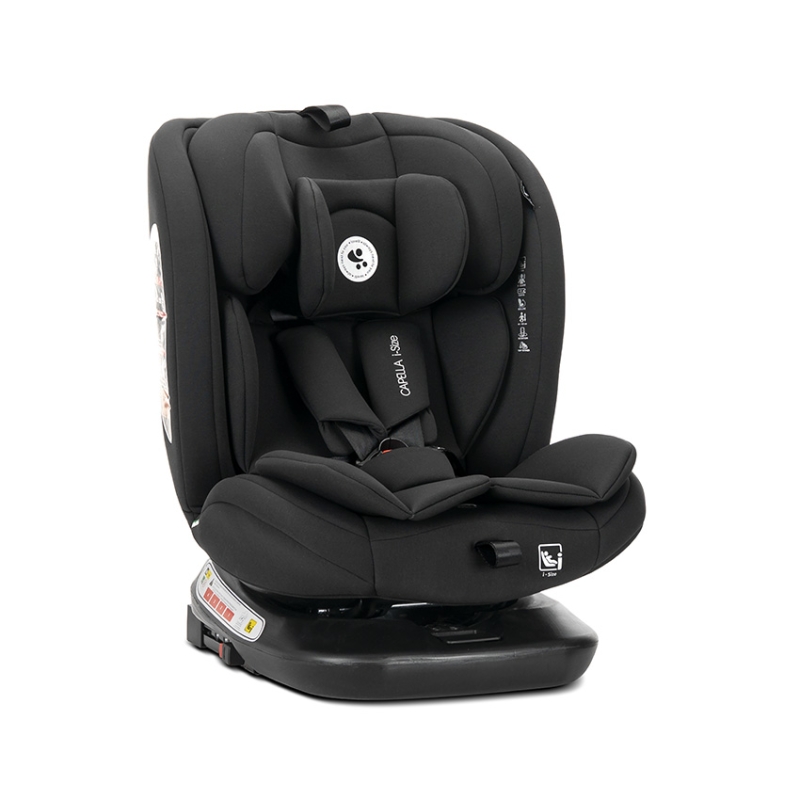 Lorelli Capella Isofix i-Size auto sedište 40-150cm Black - Meda Shop