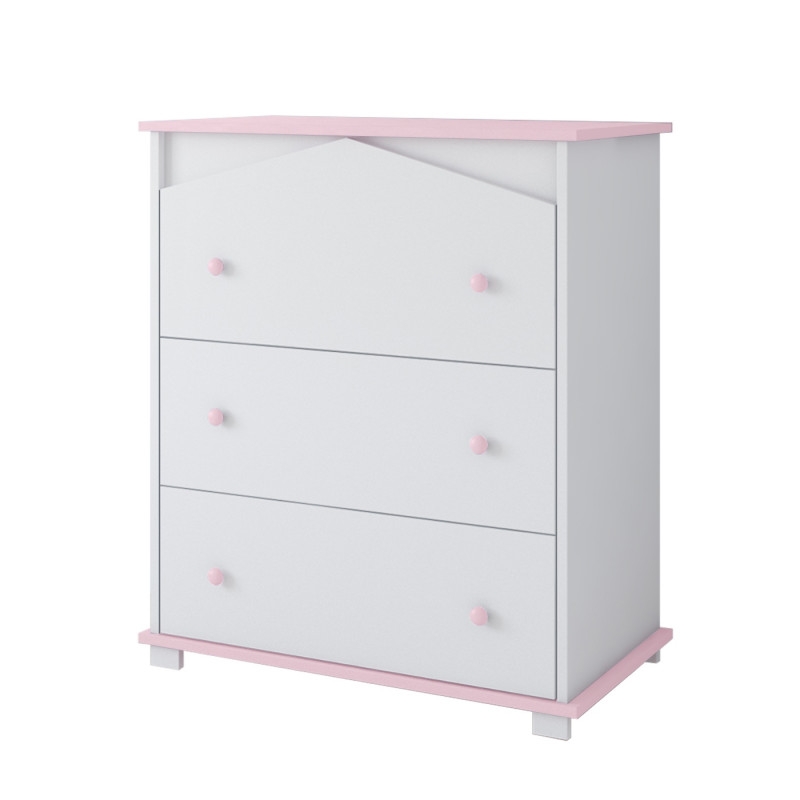 Pinewood Domek komoda za bebe Pink - Meda Shop