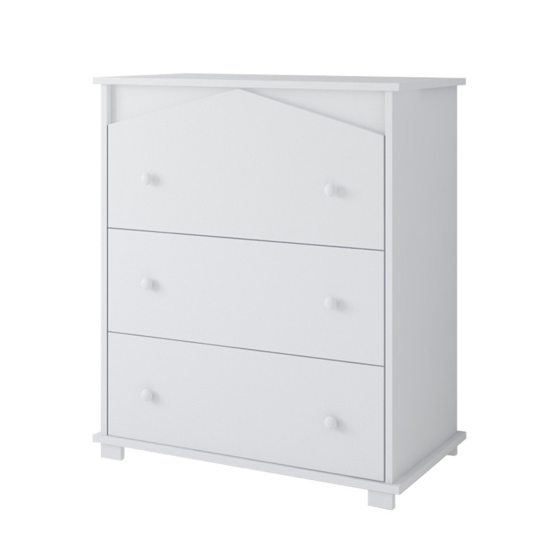 Pinewood Domek komoda za bebe White - Meda Shop